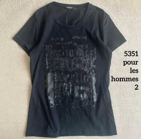 5351 プールオム y2k 半袖Tシャツ サイズ2