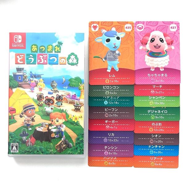 Nintendo switch あつまれどうぶつの森 スイッチ ゲームソフト パッケージ版 第5弾 amiibo ちゃちゃまる