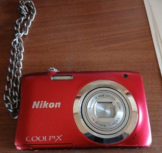 (ジャンク品) Nikon COOLPIX A100 レッド