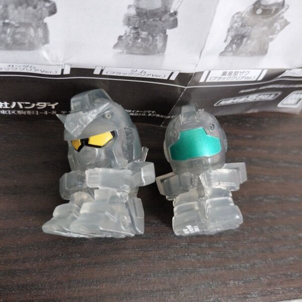 まちぼうけ ガンダムの場合 ブラッククリアver. ガンダム ジム 待ちぼうけ ガチャ セブンイレブン 機動戦士ガンダム バンダイ