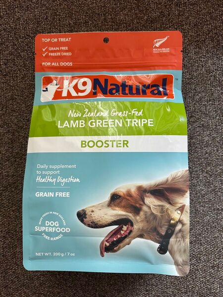 K9ナチュラル ラムグリーントライプ ブースター 200g 犬用
