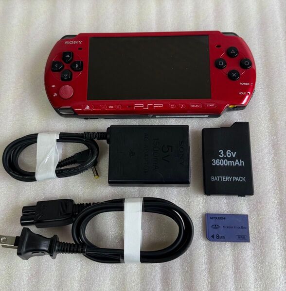 良品 PSP-3000XRB プレイステーションポータブル PlayStation Portable
