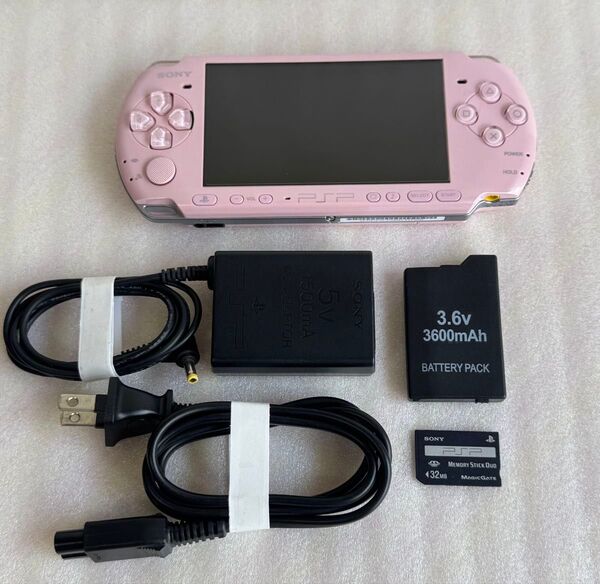 美品 PSP-3000ZP プレイステーションポータブル SONY