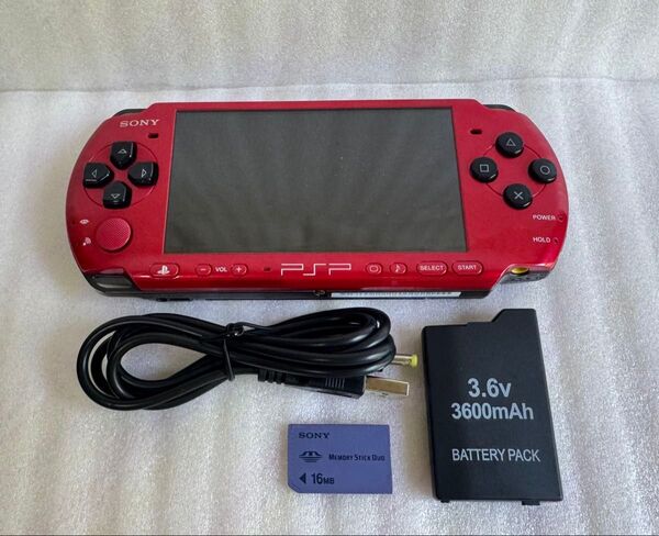 良品 PSP 3000XRB プレイステーションポータブル