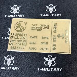 “激安”COLTゴールド M4A1 MK18 メタルステッカー 刻印ステッカー