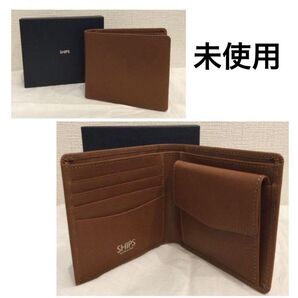 SHIPS シップス 財布 ブラウン サフィアレザー(だと思います)