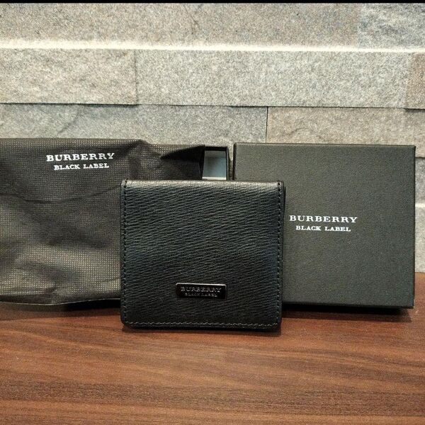 美品 小銭入れ BURBERRY BLACK LABEL ミニ 財布 小さい