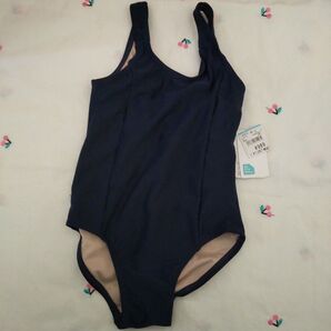 新品 未使用 西松屋 スクール水着 ワンピースタイプ ネイビー 青 紺