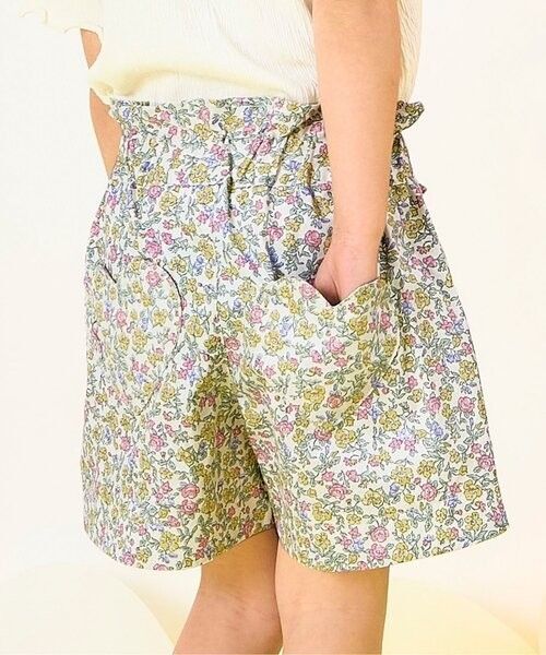 新品 アプレレクール ハートポケットきゅんショートpants ショート丈 花柄