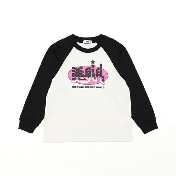 新品 エックスガール ステージス ロンT トップス ラグラン 長袖 Tシャツ