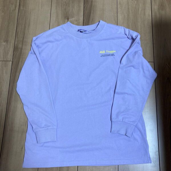 150 長袖Tシャツ ロンT パープル