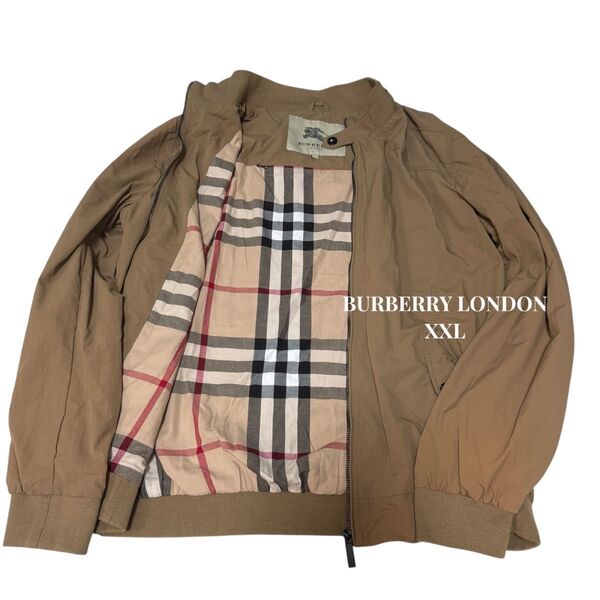 BURBERRY LONDON バーバリーロンドン スウィングトップ ナイロンジャケット ノバチェック メガチェック 2XL