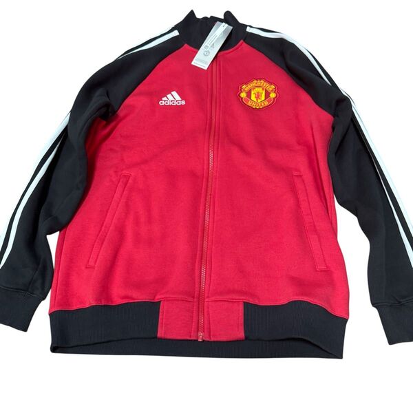 新品未使用 マンチェスターユナイテッド 21/22 トラックジャケット XL ジャージ adidas アディダス アンセム