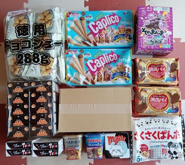 お菓子⑪ お菓子まとめ売り お菓子詰め合わせ クロワッサン パンまとめ売り チョコあんぱん チョコカルシュー カプリコ 源氏パイ