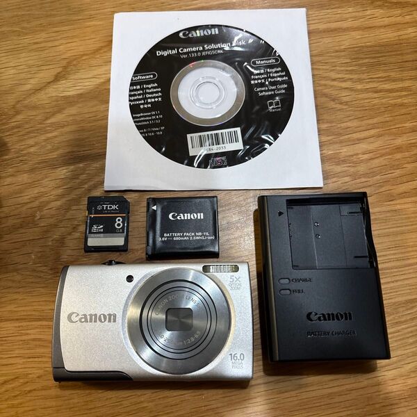 美品 Canon PowerShot A3500 IS コンパクトデジタルカメラ Wi-Fi デジカメ キヤノン