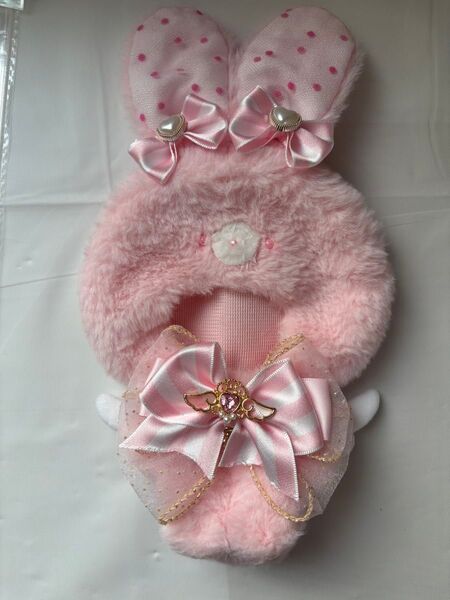 ぬい服 16cm ピンク うさぎ