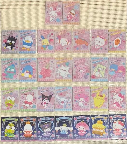 サンリオキャラクターズ☆ウエハース9☆全30種類フルコンプセット☆新品未使用内袋未開封☆コンプ