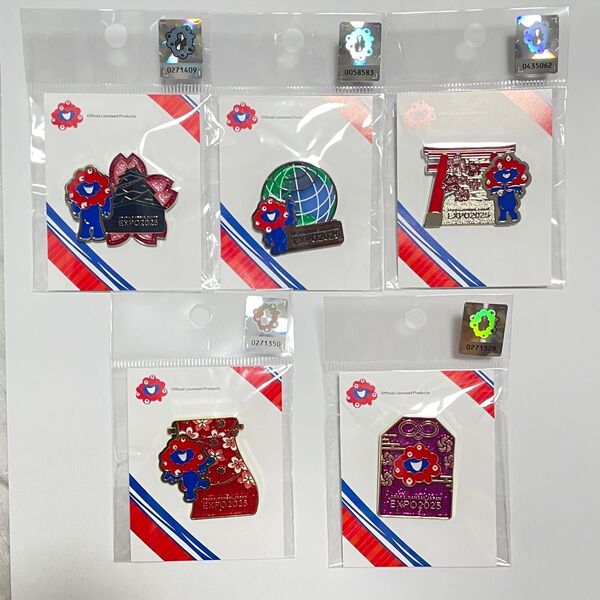大阪万博 ミャクミャク ピンバッジ5個