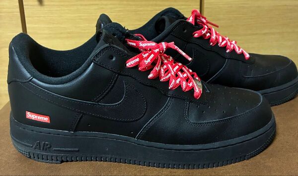 Supreme × Nike Air Force 1 Low 黒 28cm