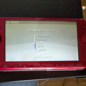 SONY PSP-3000 本体 レッド 動作確認済