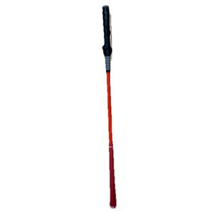 ゴルフ練習器具 スイング練習機 レッド 全長約110cm