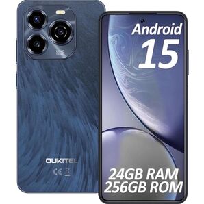 Android 15 スマホ 本体 SIMフリー スマートフォン 24GB RAM+256GB ROM 1TB拡張可能