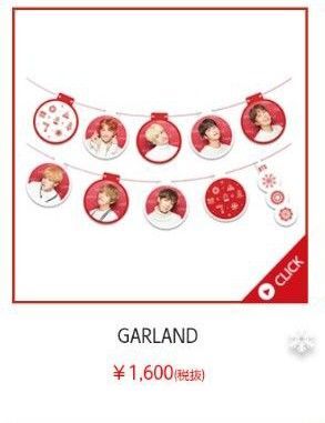 BTS 109 XMAS ガーランド bts GARLAND 防彈少年團 公式グッズ