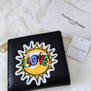 tsumori chisato ツモリチサト LOVE ワッペン 二つ折り財布