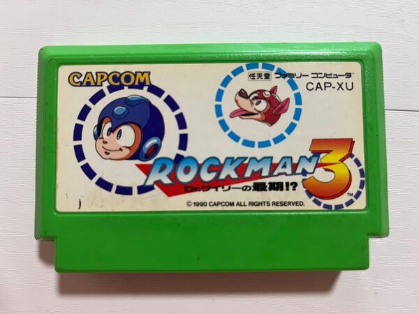ROCKMAN3 Dr.ワイリーの最期!? ファミコン カセット