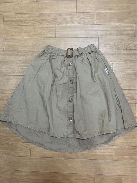 Lindauer グレー スカート ショートパンツ付き 150cm