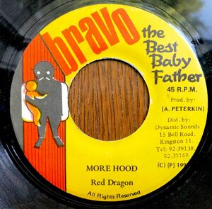 レア 1992 Red Dragon Tony & Andrew / More Hood レッド ドラゴン モア フッド Original Jamaica 7 Bravo The Best Baby Father 絶版