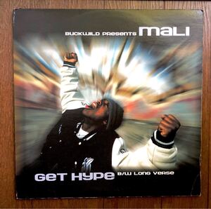 レア 2000 Mali / Get Hype ｂ/ｗ Long Verse Pro Buck Wild Original US 12 マリ バックワイルド Fat Beats NYC アングラ 絶版