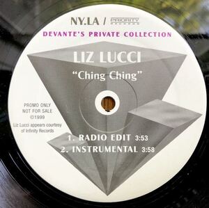 レア 正規なし 1999 Liz Lucci / Ching Ching Original US Promo 12 リズ ルッチ オリジナル プロモ Priority NY.LA Music 絶版