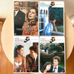 「三重スパイ/海辺のポーリーヌ/美しき結婚/飛行士の妻」エリック・ロメールDVD4枚セット