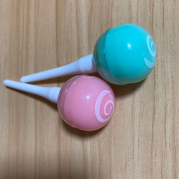 キャンディ型マーカー 2個 緑 ピンク