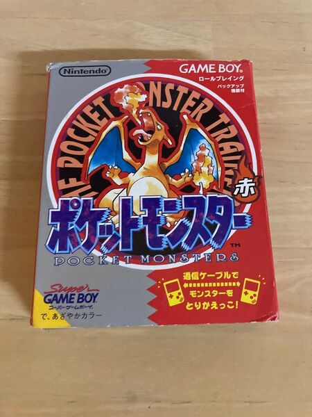 ポケットモンスター 赤 GAMEBOY ソフト