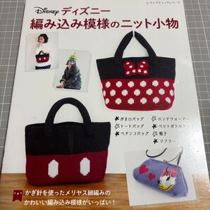 ディズニー 編み込み模様のニット小物 ブティック社