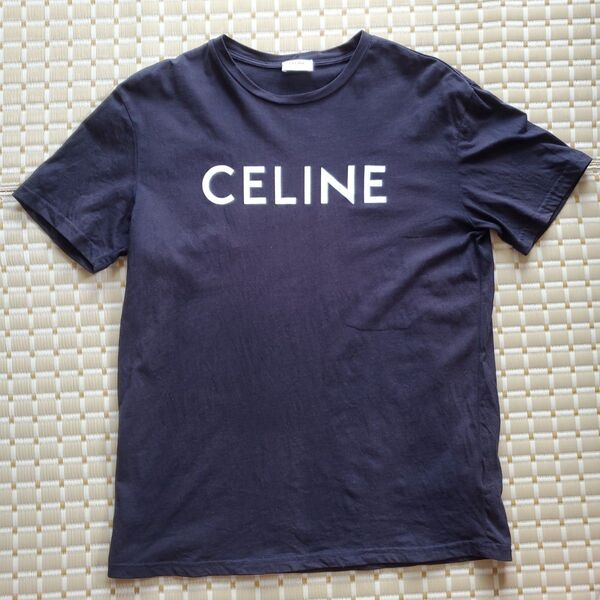CELINE セリーヌ ロゴTシャツ ブラック
