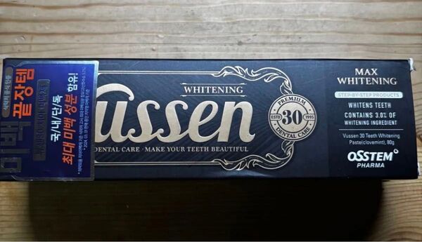 VUSSEN 30 ビューセン ホワイトニング 歯磨き粉 80g 韓国