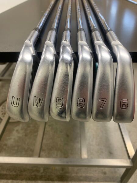 良品 PING ピン i210 6~UW 6本セット KBSTOUR 120S ドットブラック