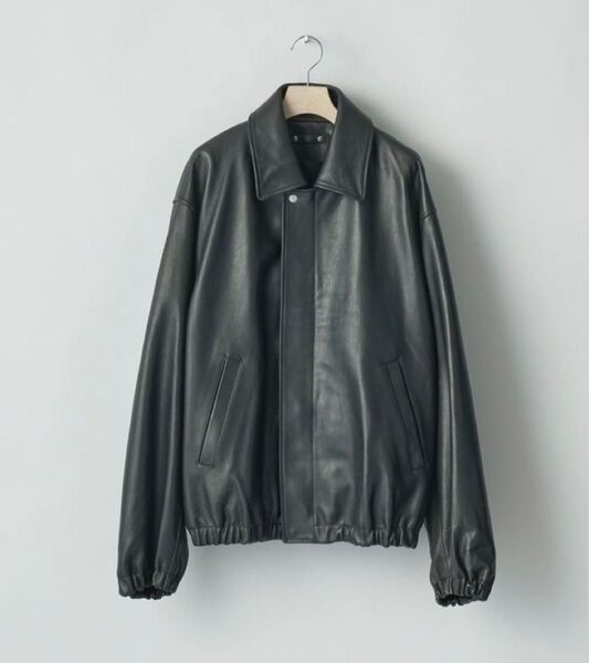 sssteinシュタイン レザージップショートジャケット ブラックM {AULAREE,apresse,COMOLI}
