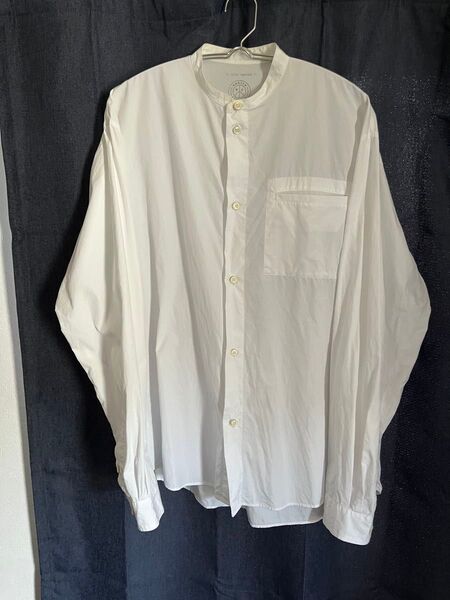 ポータークラシックporterclassicノーカラーシャツ XL {AULAREE,apresse,COMOLI}