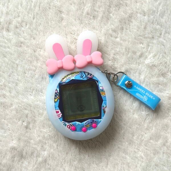 たまごっち connection コネクション シリコンケース カバー ラメホワイト