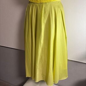 削除前最終価格!【Te chichi】若草色 フレアスカート Mサイズ