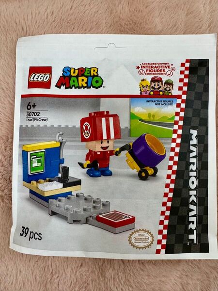 新品未開封 30702 lego レゴ スーパーマリオ キノピオ(ピットクルー)非売品 紙バッグ