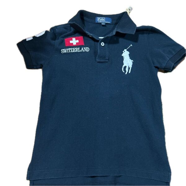 Polo by Ralph Lauren スイスロゴ入りポロシャツ 120
