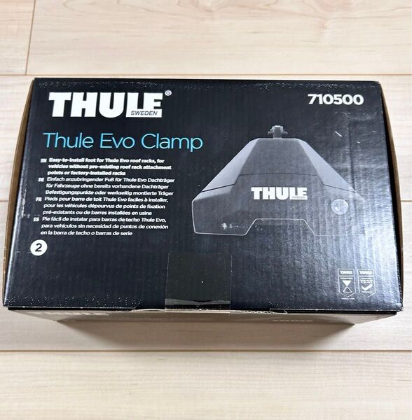 【新品未開封】THULE Evo Clamp TH7105 710500 ノーマルルーフ用 フット