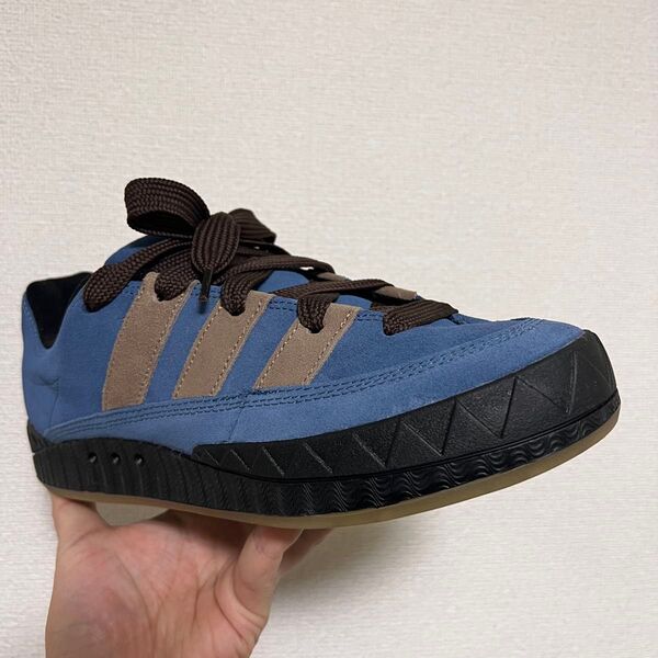 【着用数回】adidas Originals adimatic ブルー スニーカー 27.5