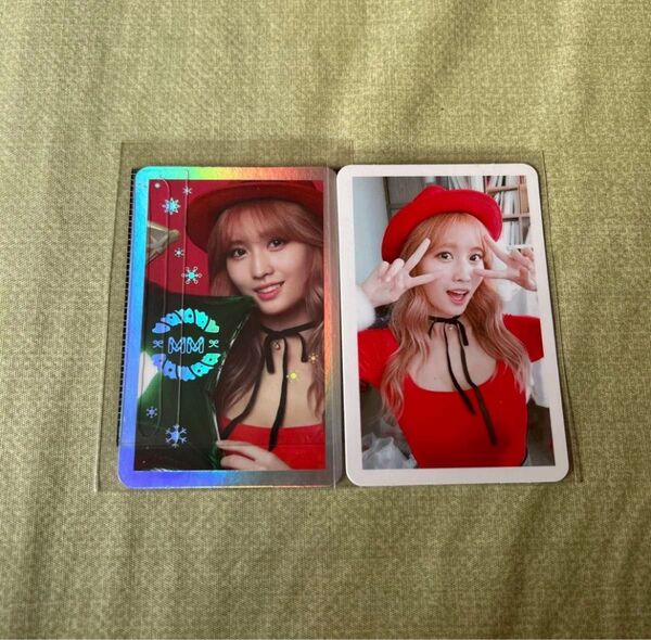 twice クリスマスエディション モモ トレカ ホロトレカ 廃盤 コンプリートセット