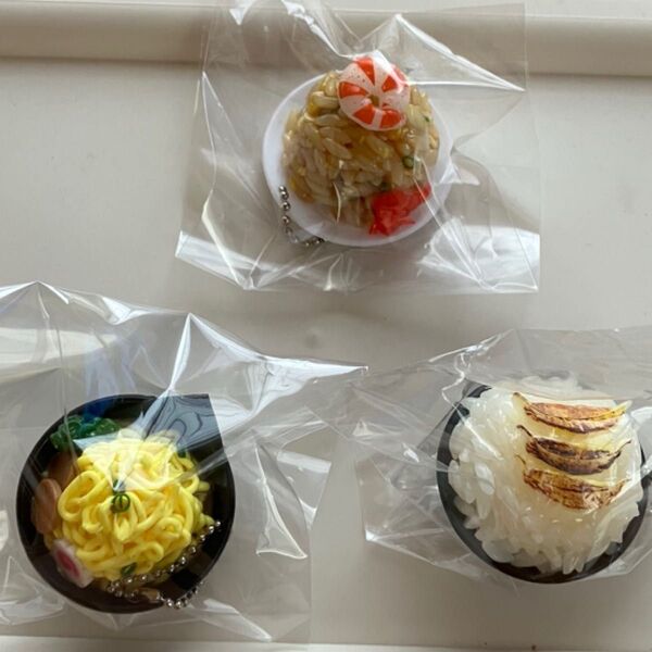 食品サンプルキーホルダー3個セット